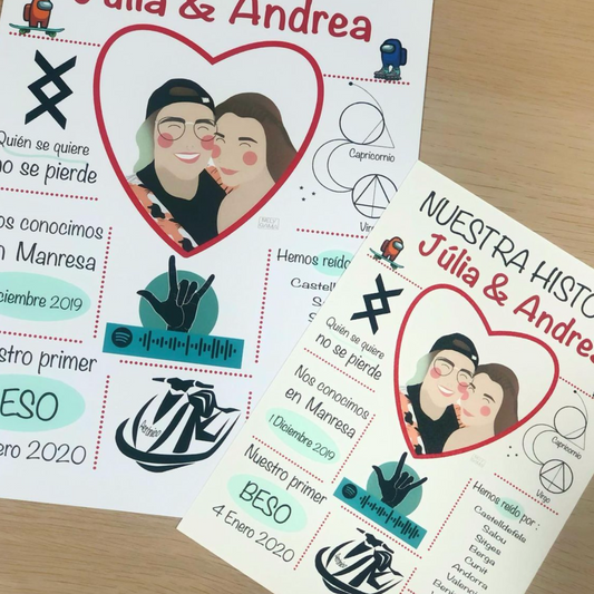 Copia Extra Ilustración Personalizada